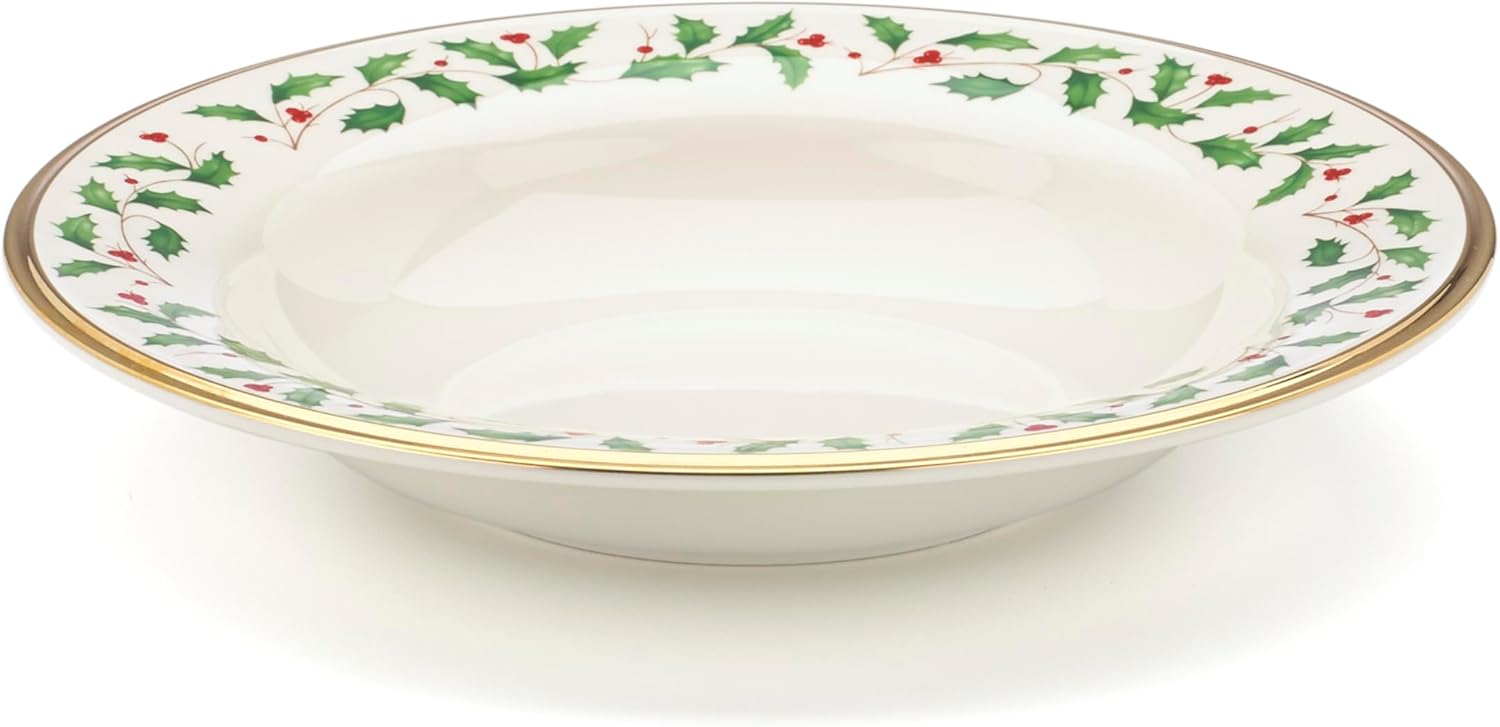 Holiday Soup Bowl - Elegant Christmas Dinnerware for Festive Meals