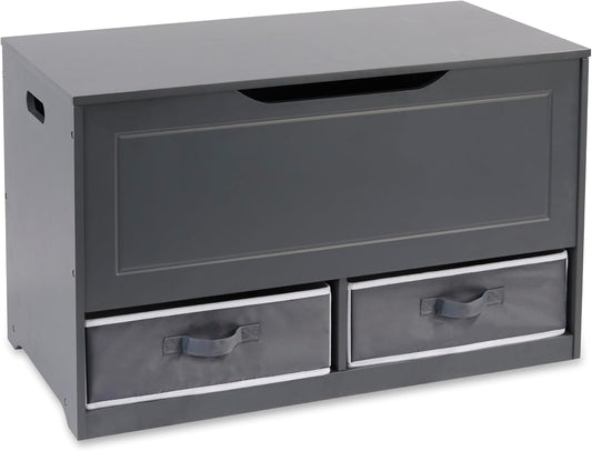 Badger Basket Toy Box and Storage Bench for Kids Playroom