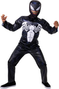 Youth Venom Marvel Spiderman Costume Muscle Padded Chest & Mask - Kids