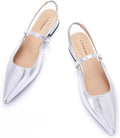 C.Paravano Womens Slingback Flats & Heels - Pointed Toe Comfort