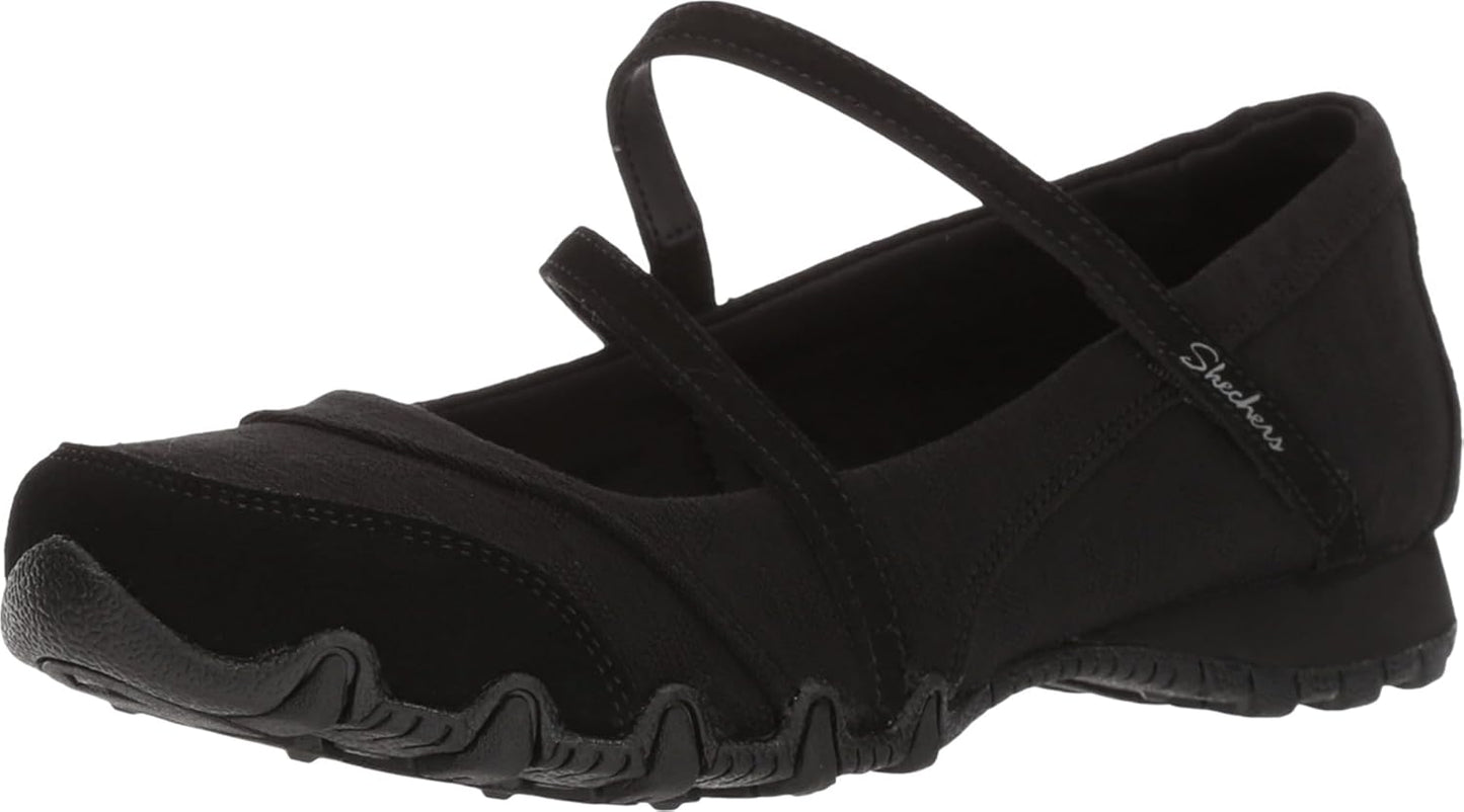 Skechers Women's Bikers Mc-Get Up Mary Jane Flat for Comfort