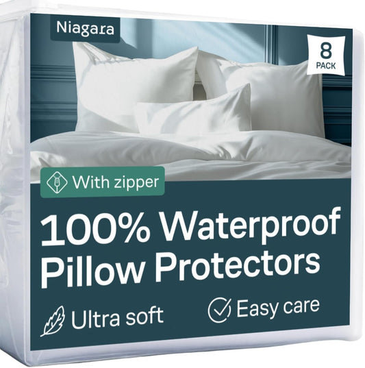 Niagara Waterproof Pillow Protectors King Size 12 Pack Set