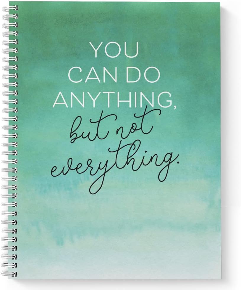 Motivational Checklist Spiral Notebook 120 Pages USA-Made