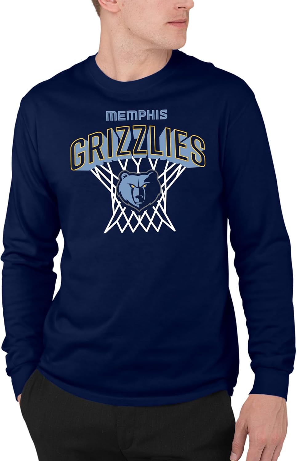 Junk Food NBA Nothing But Net Long Sleeve Fan Tee for All