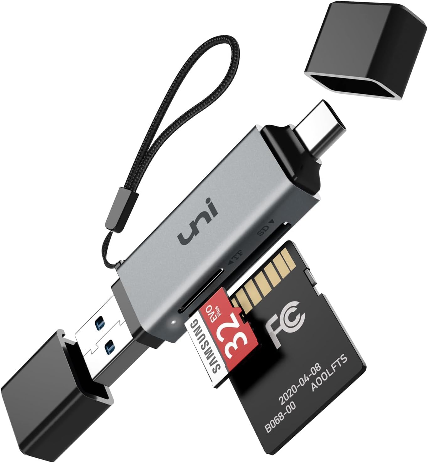 High-Speed USB C SD Card Reader by uni