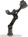 YakAttack Omega Pro Rod Holder - Secure Track Mount for Kayak Rods