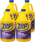Zep Stain Resistant Floor Sealer - 1 Gallon Case of 4 - Enhances Gloss