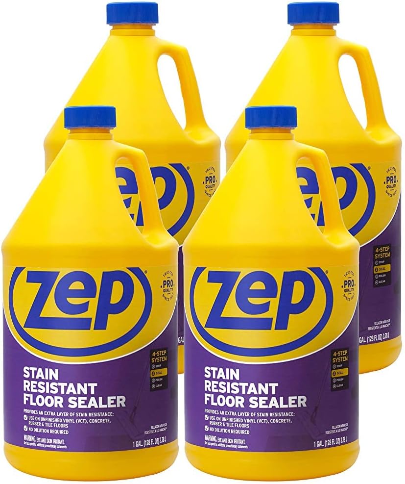 Zep Stain Resistant Floor Sealer - Durable Protection for Floors