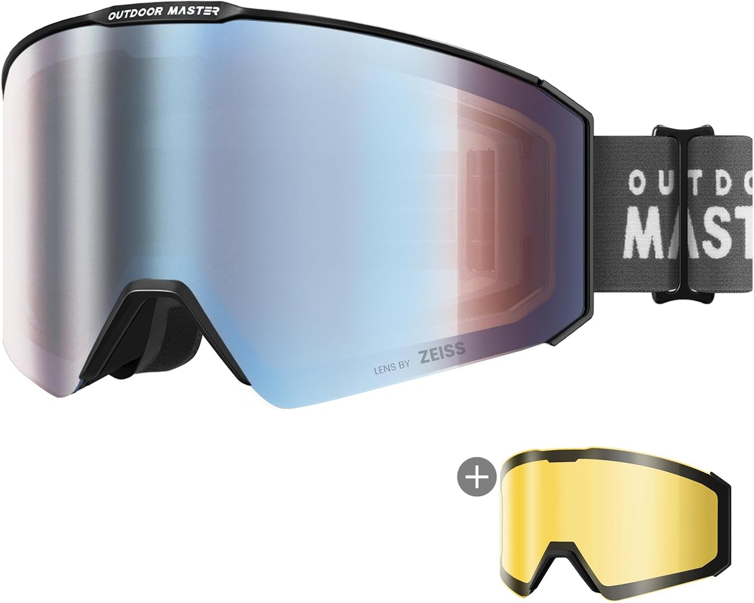 ZEISS Lens Ski Goggles: Anti-Fog & Interchangeable