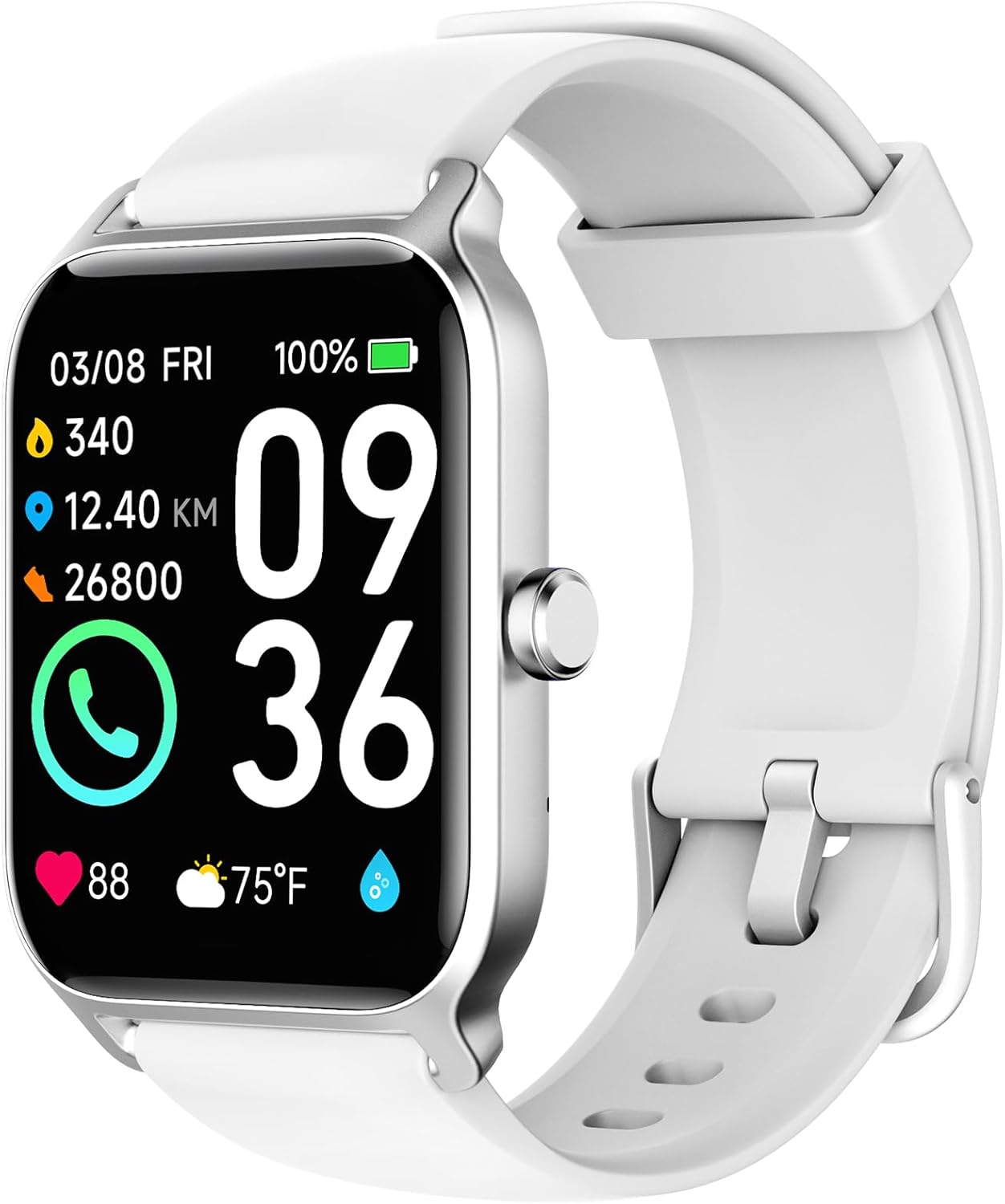 Smart Watch for Women with Call, Alexa, Health Monitoring