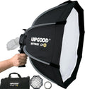 Bowens Mount Softbox 24in Quick Set-up - Portable Handheld Lighting