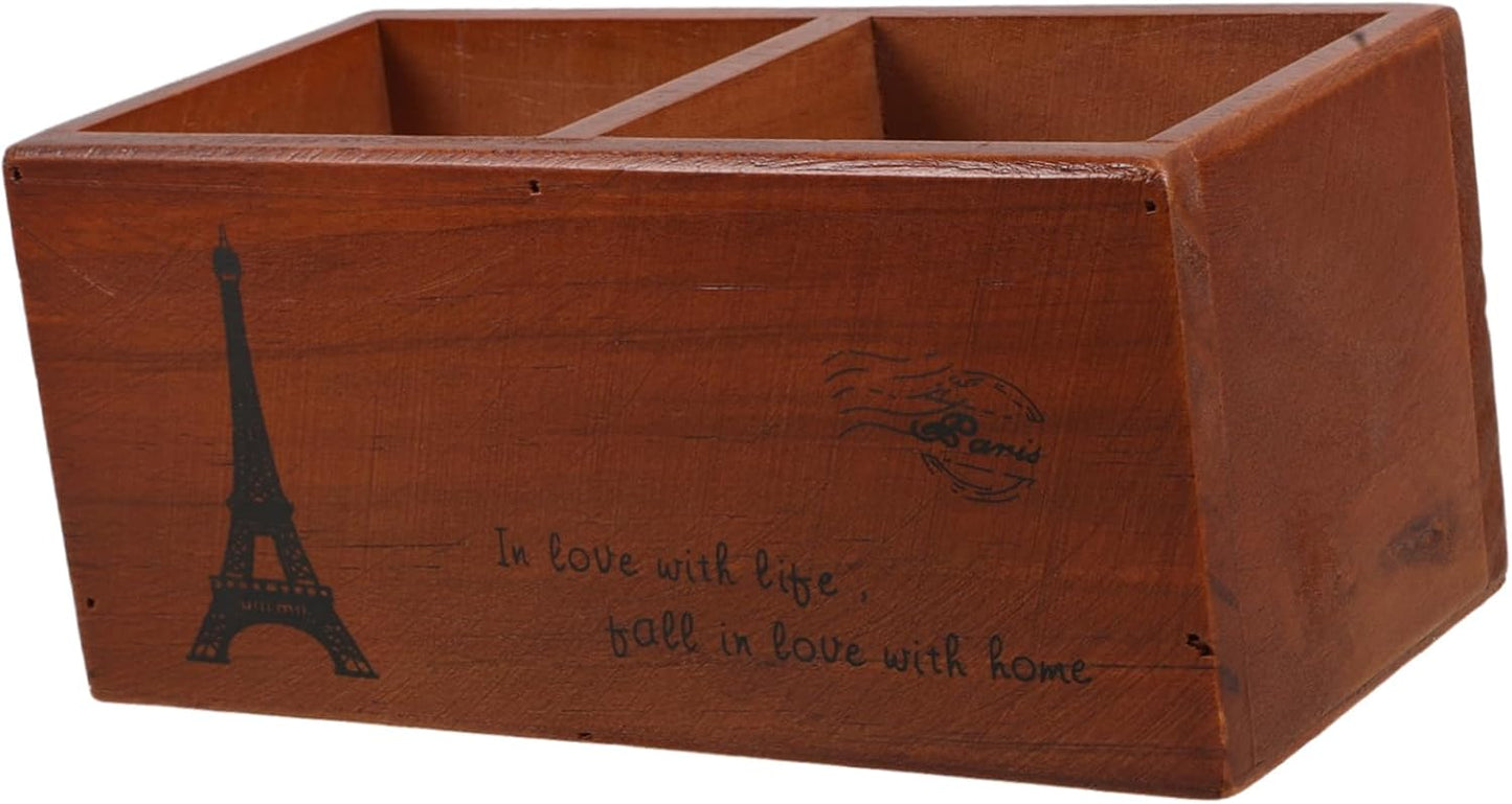 Retro Wooden Hair Tool Organizer - Stylish & Functional!