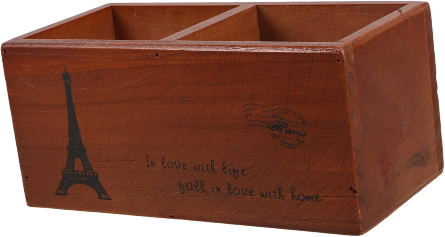Retro Wooden Hair Tool Organizer - Stylish & Functional!
