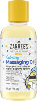 Zarbee's Calming Baby Massage Oil - Lavender & Chamomile Sleep Aid