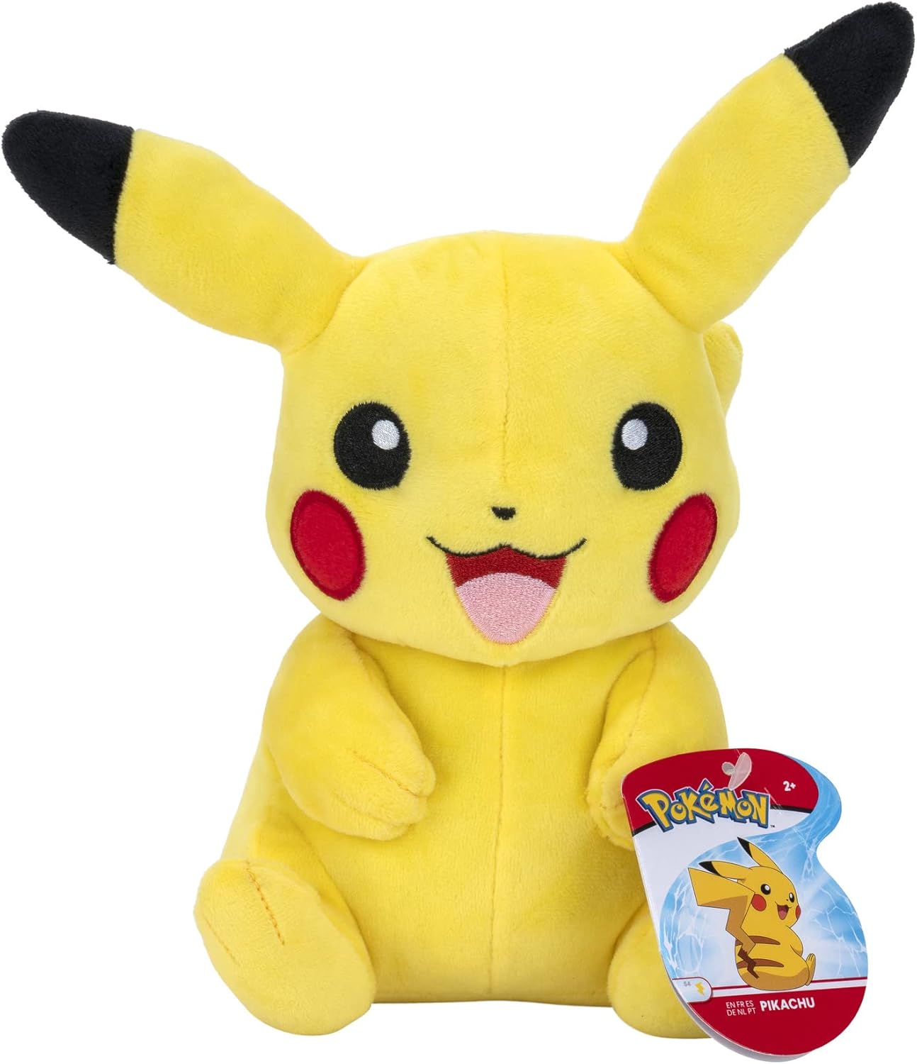 Pokemon 8-Inch Pikachu Plush Toy - Adorable & Ultra-Soft - Perfect for Playing & Displaying!