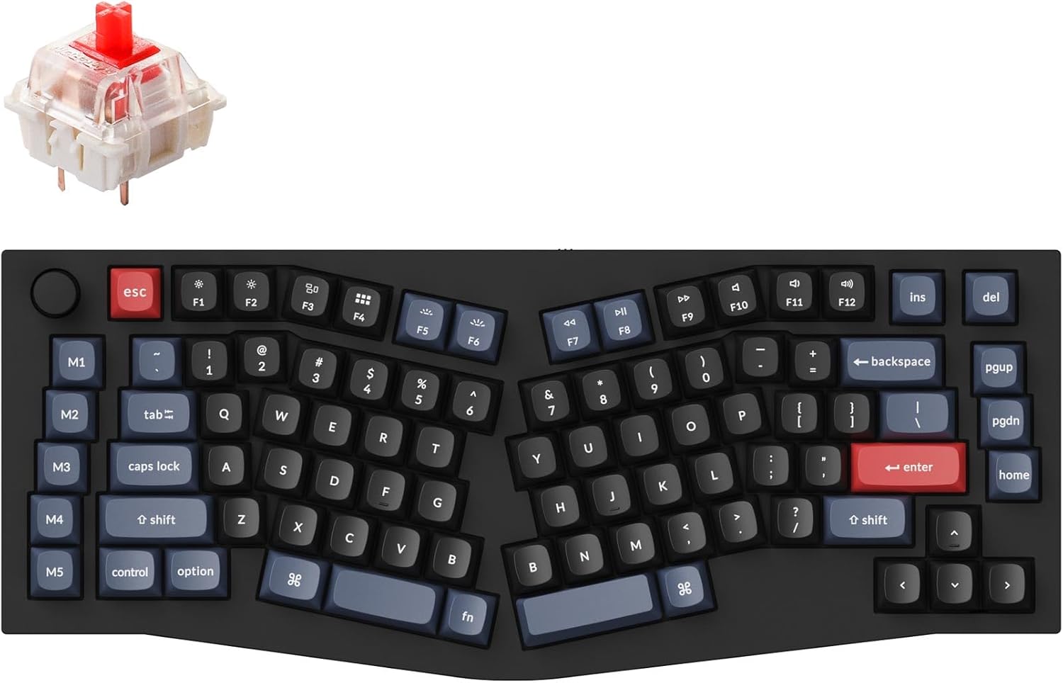 Keychron Q10 Wired Knob Mechanical Keyboard - Customizable & Hot-swappable