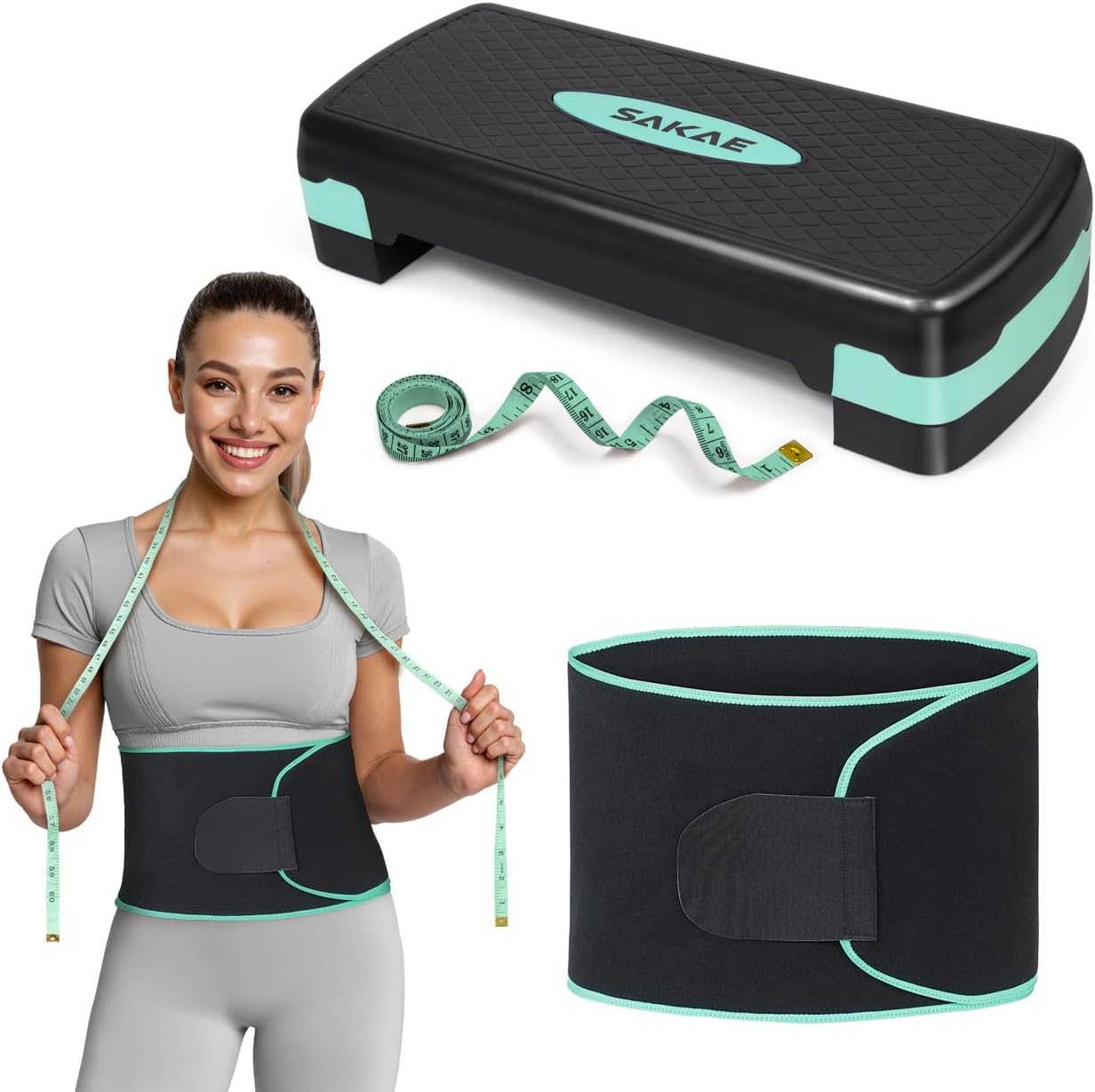 Adjustable Height Aerobic Stepper Set for Effective Workouts