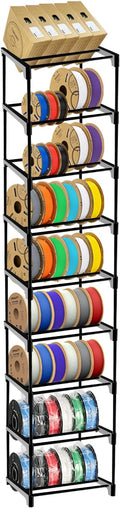 3D Printer Filament Storage Rack 9-Tier Modular Spool Organizer