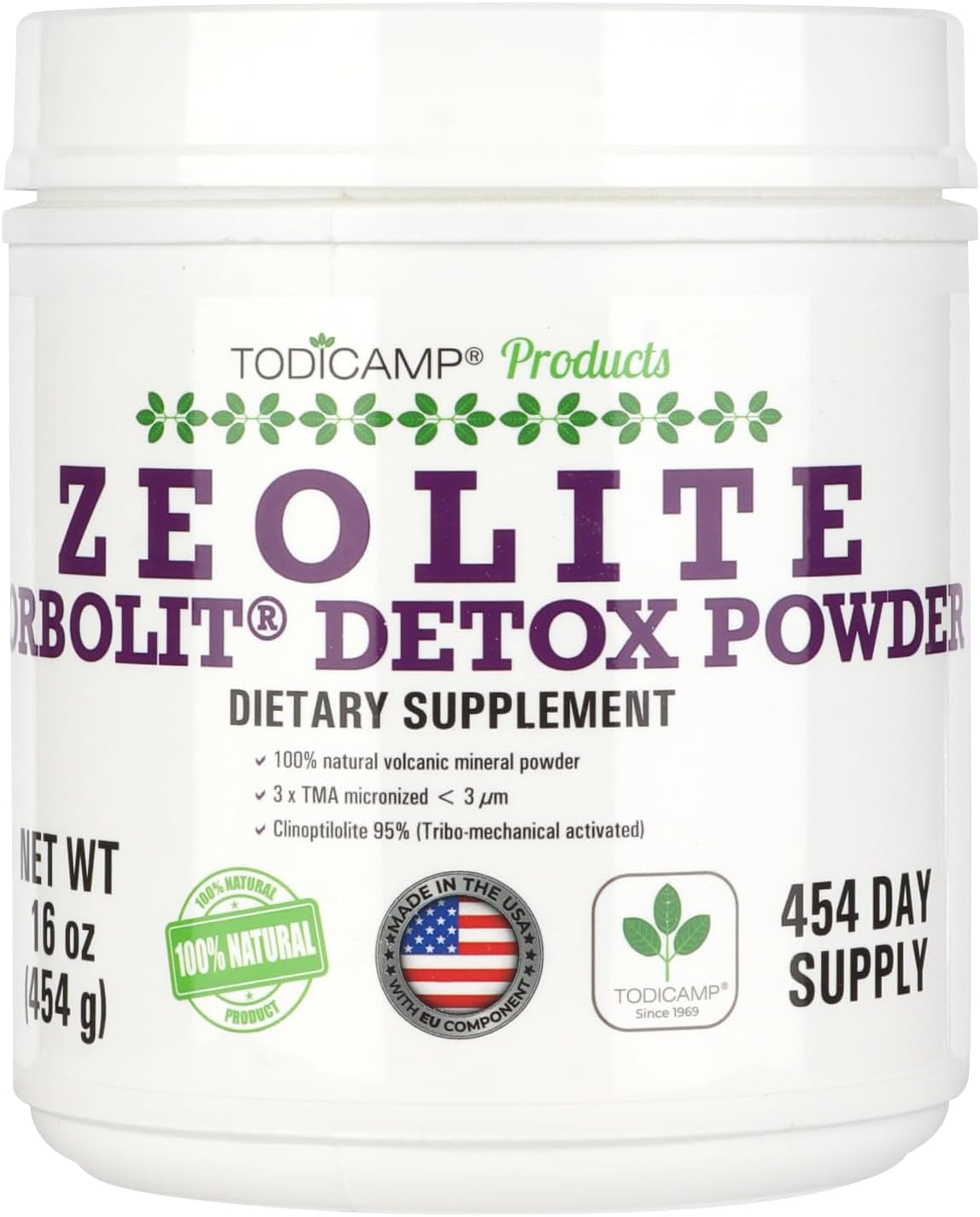 Sorbolit Zeolite Detox Powder for Cellular and Liver Detox
