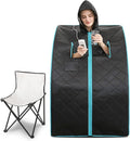 Portable Infrared Sauna with Foot Pad & Chair