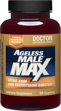 Ageless Male Max Total Testosterone Booster Supplement - Boosts Total