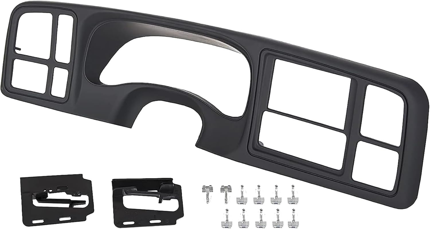 HECASA Double Din Truck Dash Kit for 1999-2002 GM Trucks