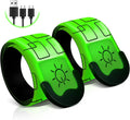 LED Armband Rechargeable Running Lights - High Visibility from 1000 ft