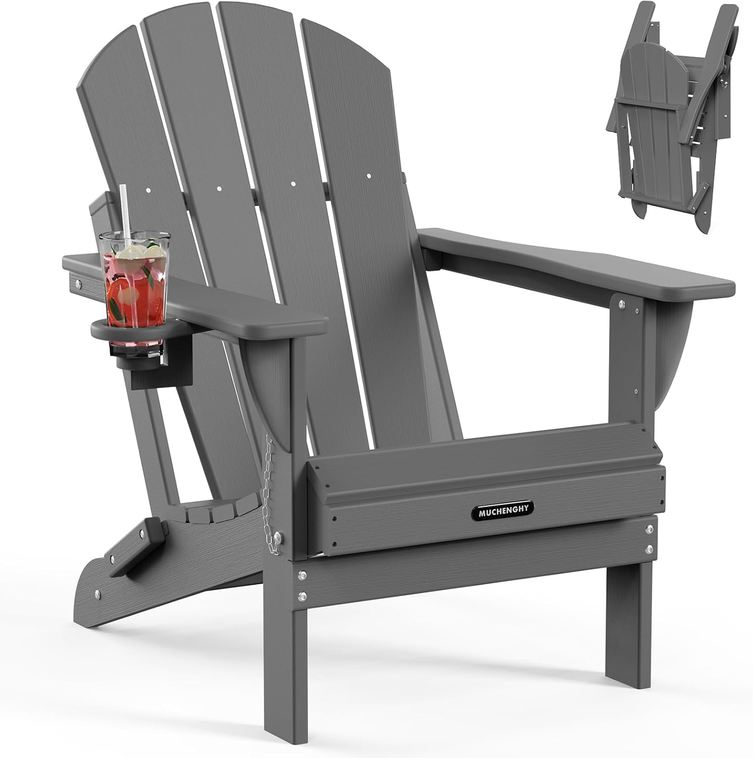 MUCHENGHY Folding Adirondack Chairs for Outdoor Relaxation