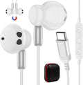 USB C Headphone with Microphone for iPad and Android - Magnetic In-Ear