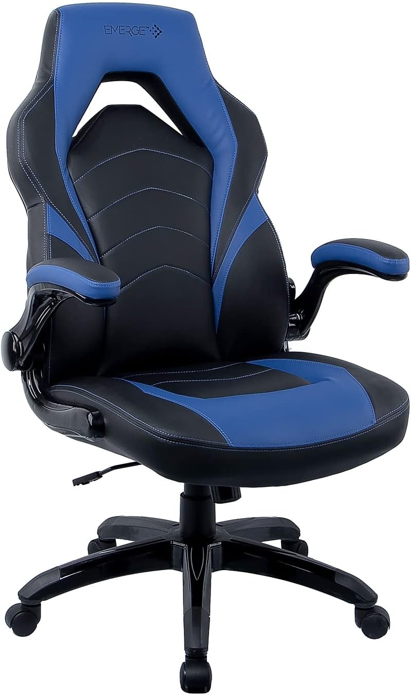 Comfort meets Style: Black/Blue Gaming Chair