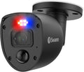 Swann 1080p Black Flashing Lights Bullet Camera - Visible Deterrent