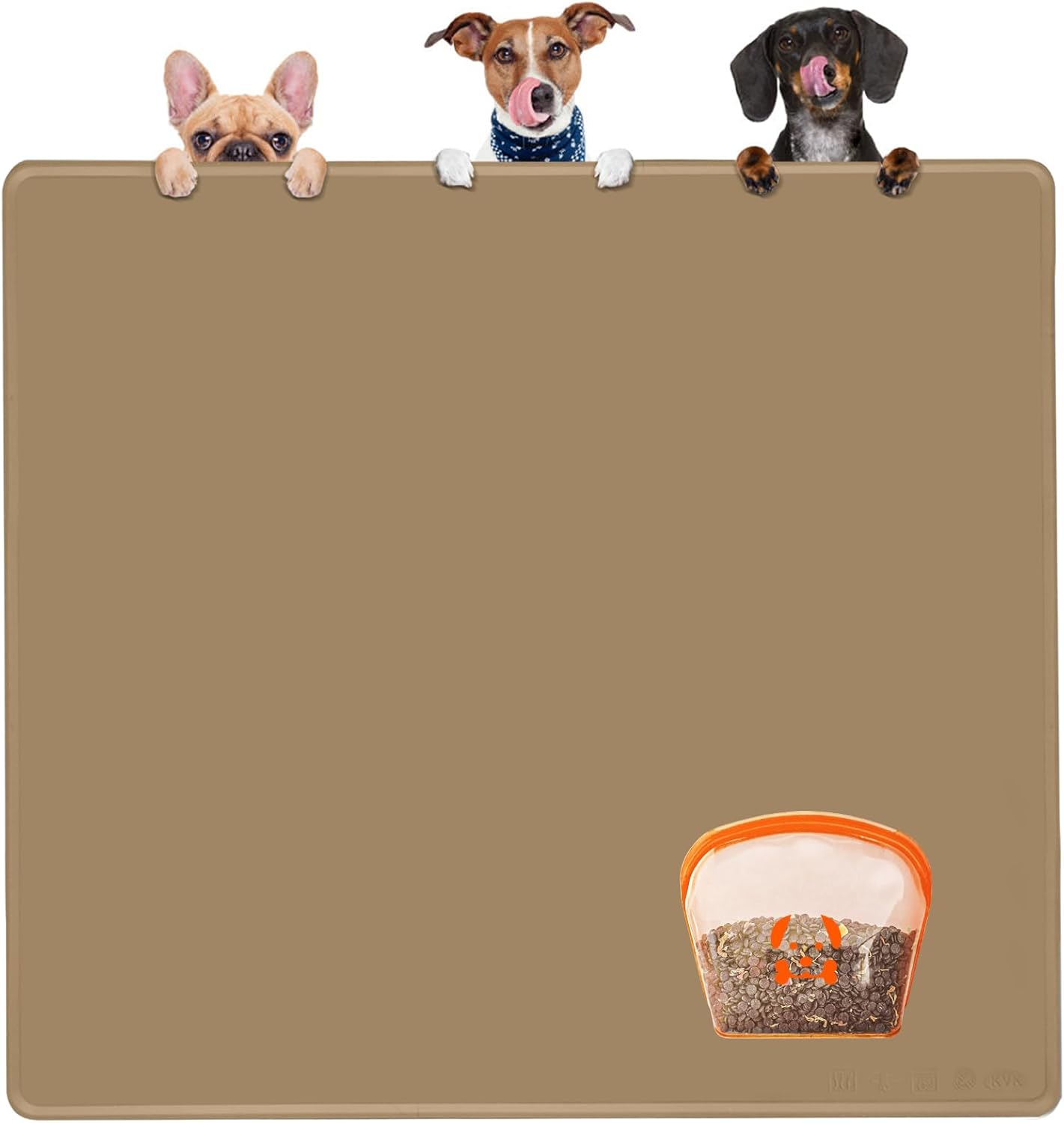 Extra Extra Large Silicone Dog Food Mat for Pet Dining Needs
