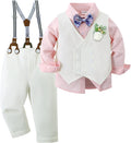YALLET Toddler Baby Boy Gentleman Suit - Formal Outfit