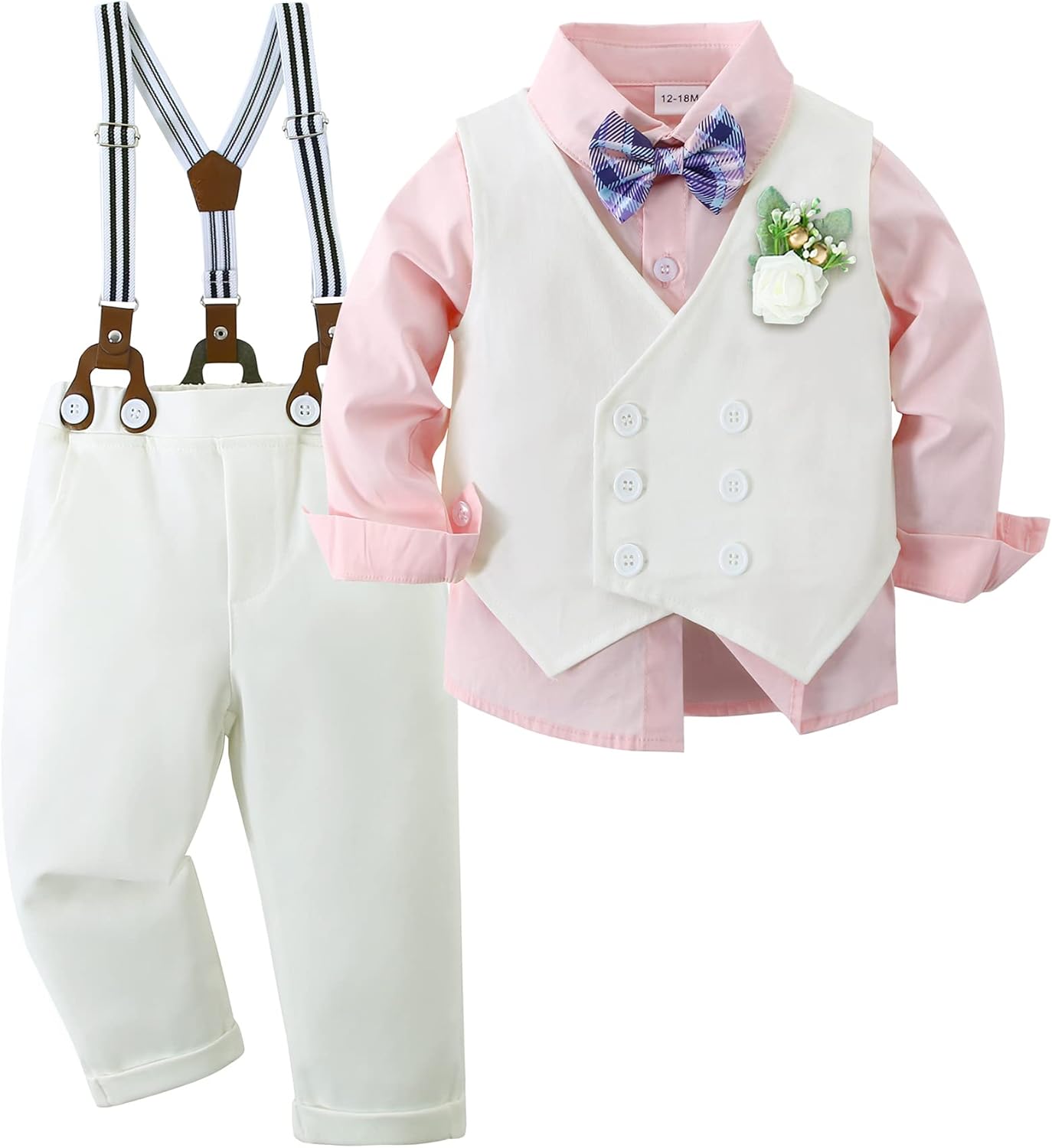 Toddler Baby Boy Clothes Suit for Weddings and Formal Events