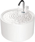 Ceramic Cat Fountain with Dual Filtration for Healthy Hydration