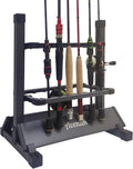 Aventik Fishing Rod Rack for 12 Rods - Lightweight Aluminum Stand
