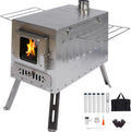 DANCHEL OUTDOOR CS6 Portable Stainless Steel Stove - 4 Season Camping Essential
