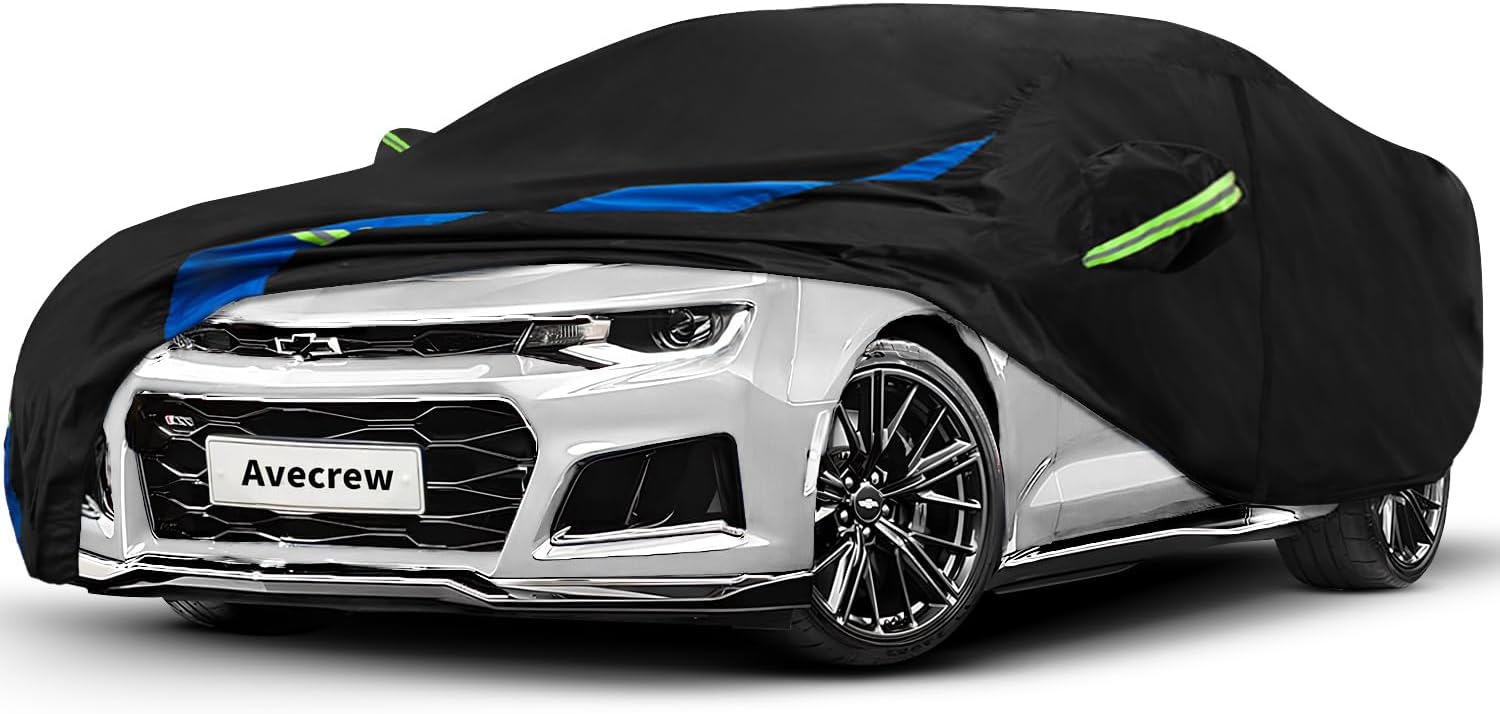 Avecrew Car Cover Custom Fit for Camaro - Waterproof Protection