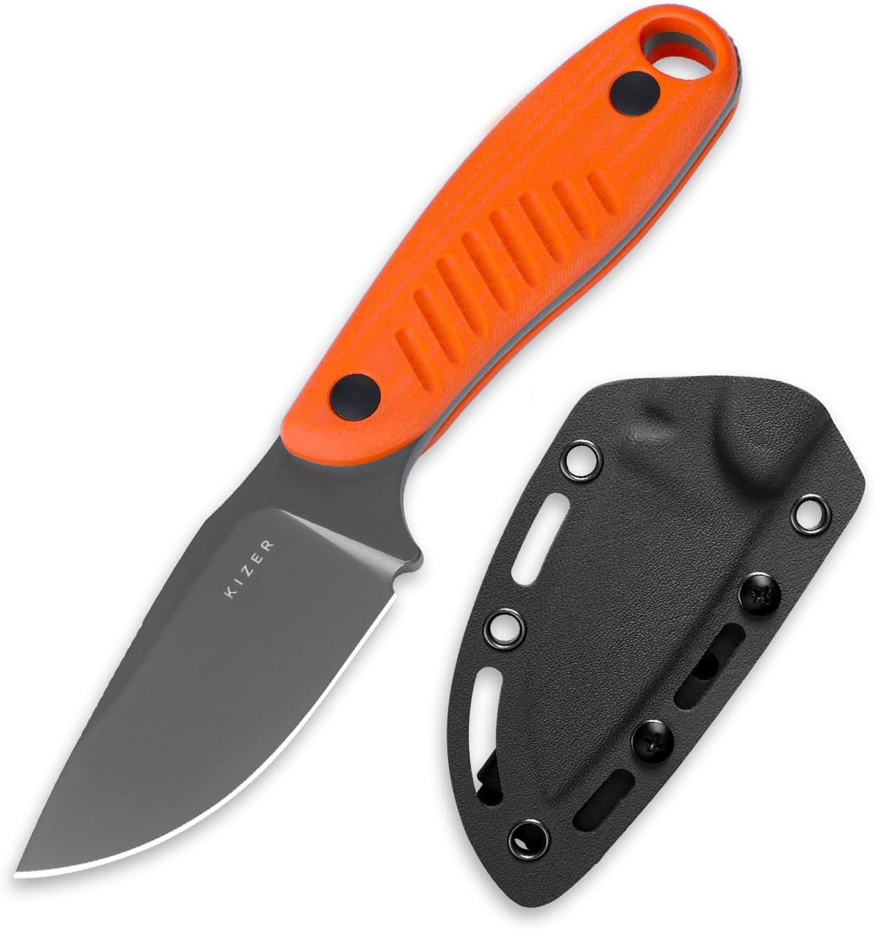 Kizer Hare Fixed Blade Knife with Sheath for Outdoor Use