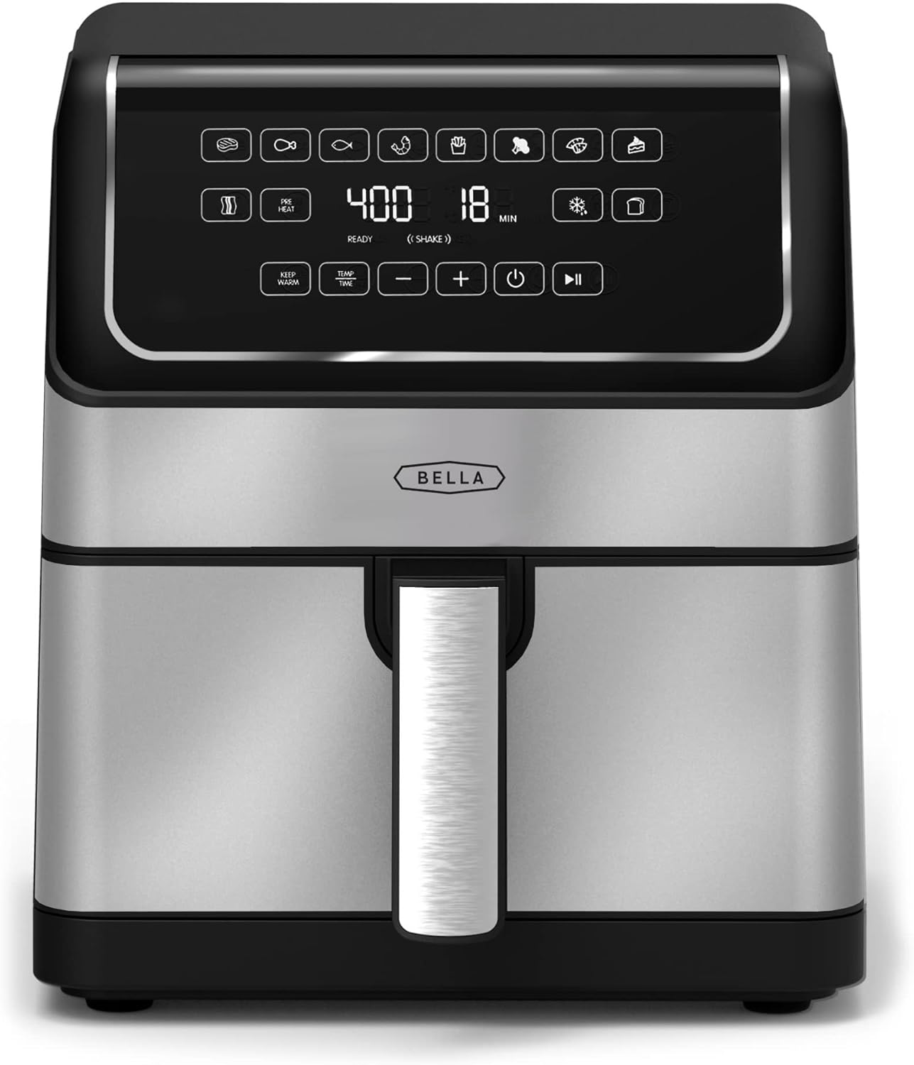 Bella 8 Qt Digital Air Fryer - TurboCrisp Technology for Perfectly Crispy & Healthy Meals