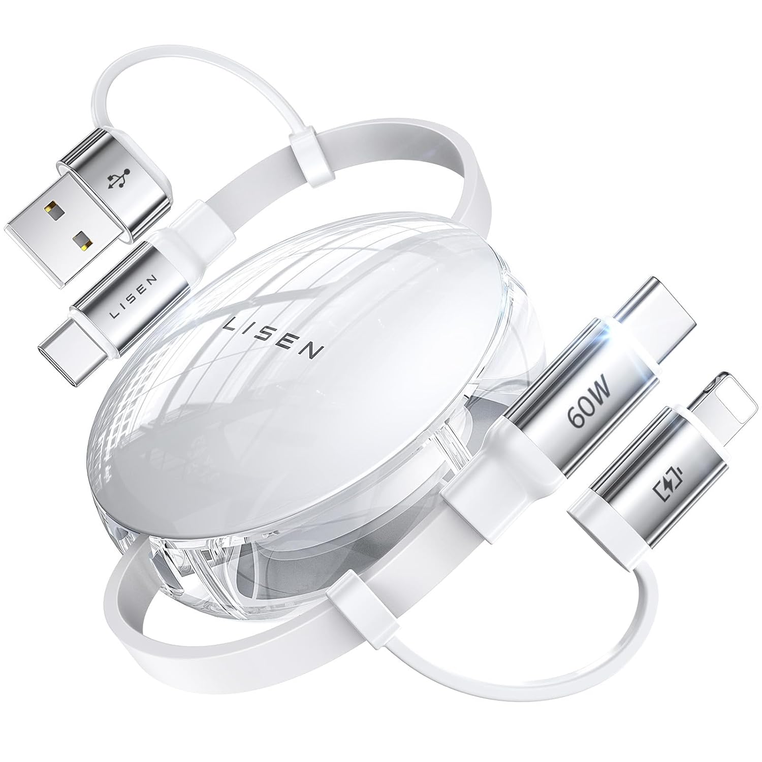 Fast Charge 5-in-1 LISEN Cable - 60W Charger