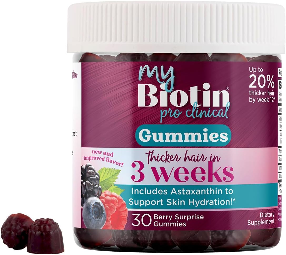 MyBiotin ProClinical Gummies for Thicker Hair & Smoother Skin