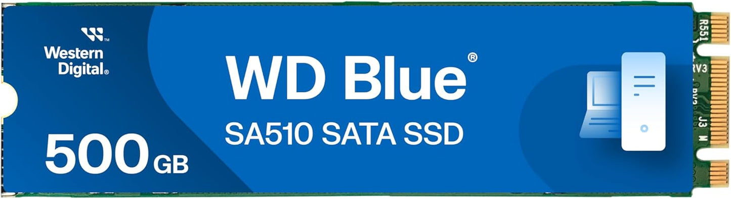 Western Digital 500GB WD Blue SA510 SSD - Lightning-Fast Speeds