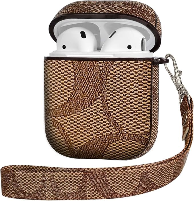 Stylish Leather Airpods 4 Case with Wireless Charging - AIPUDE