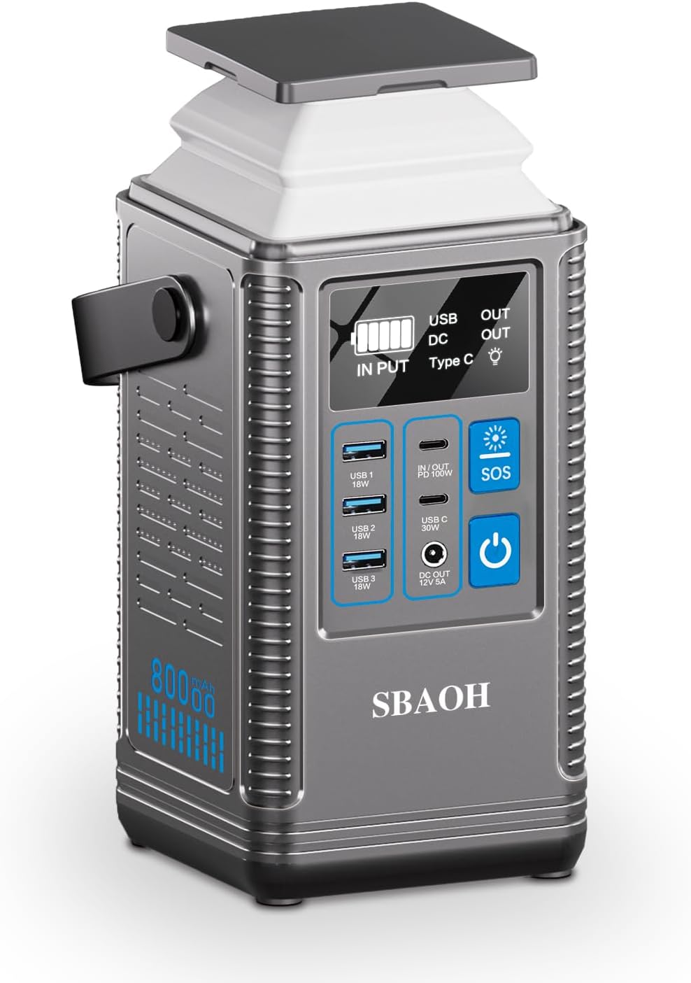 80,000mAh Fast Charging Power Bank for Outdoor Adventures