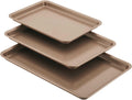 Anolon Gourmet Nonstick Bakeware 3-Piece Cookie Sheet Set - Durable
