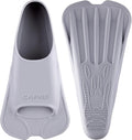 Swim Training Fins for Men and Women - Short Blade Silicone Lap Fins