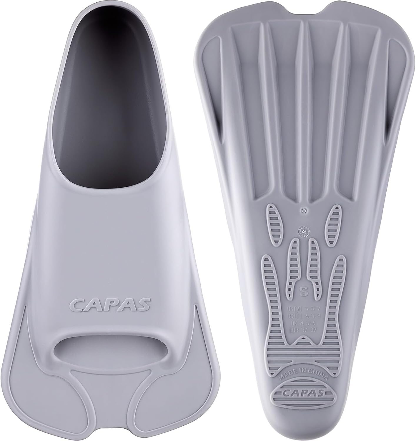 CAPAS Swim Training Fins for Comfortable Lap Swimming