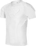 Youth Boys Football Rib Protector Compression Padded Chest Guard