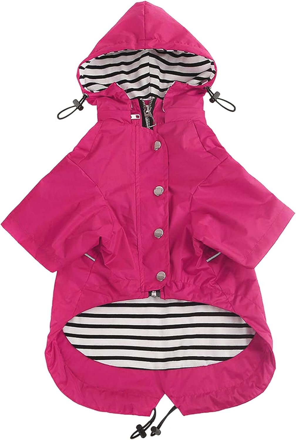 Morezi Dog Zip Up Raincoat for Small to Medium Breeds